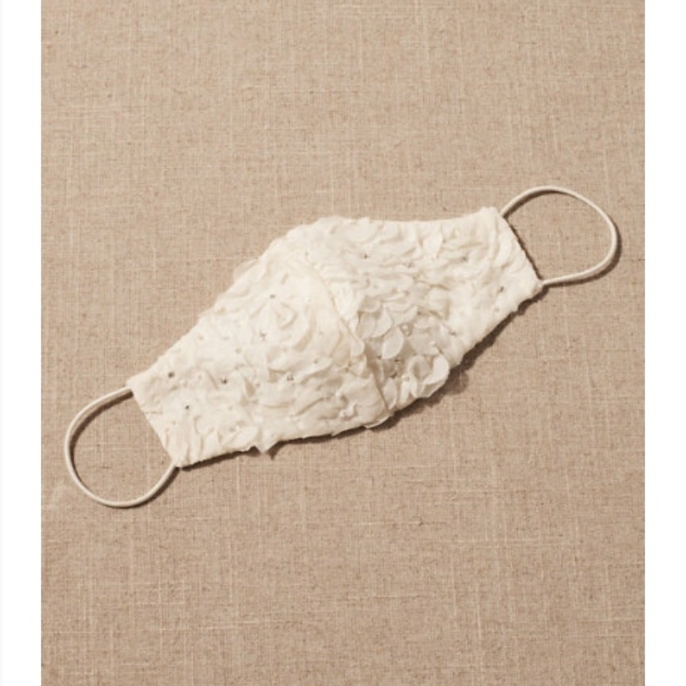 BHLDN bridal face mask